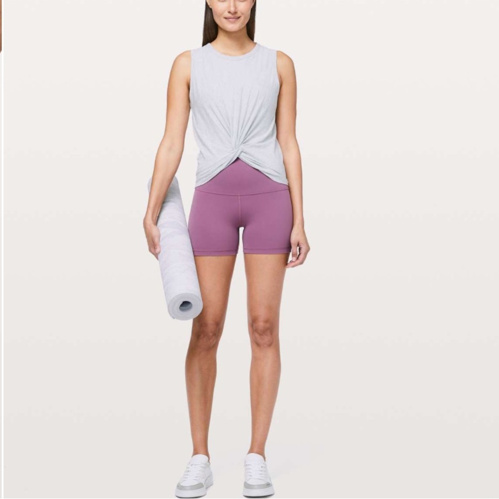 lululemon athletica Purple High-Rise Bike Shorts